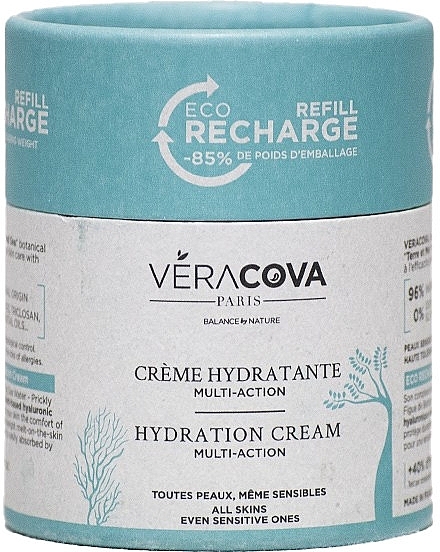 Зволожувальний крем для обличчя - Veracova Hydration Cream Multi-Action Refill (змінний блок) — фото N1