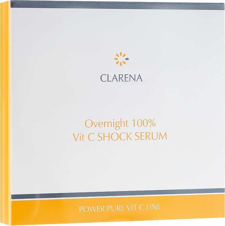 УЦІНКА Нічна сиворотка - Clarena Overnight 100 % Vit C Shock Serum * — фото N2