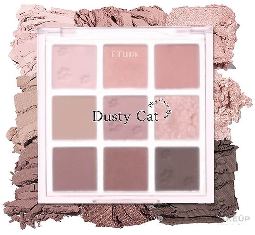 Палетка теней для век - Etude X Leo J Play Color Eyes Dusty Cat — фото 7.2g