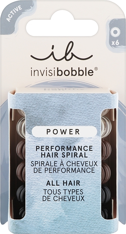 Резинка-браслет для волос, 6 шт. - Invisibobble Power Simply The Best — фото N1