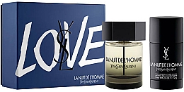 Духи, Парфюмерия, косметика Yves Saint Laurent La Nuit De L'Homme - Набор (edt/100ml + deo/75g)