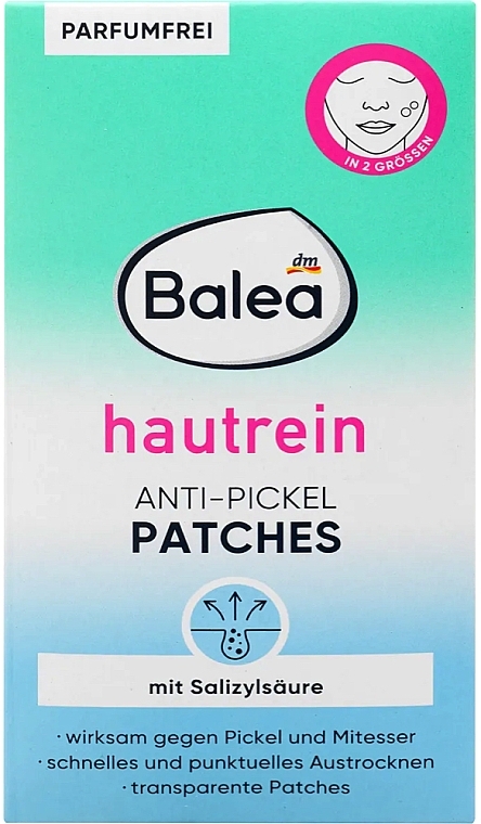 Патчи против прыщей - Balea Hautrein Anti-Pickel Patches — фото N1