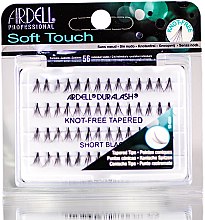 Набор пучковых ресниц - Ardell Soft Touch Duralash Short Black Tapered Tips — фото N1