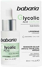 Сироватка для обличчя з гліколевою кислотою - Babaria Glycolic Acid Face Serum — фото N1
