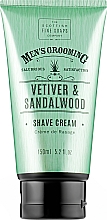 Духи, Парфюмерия, косметика Крем для бритья "Ветивер и сандал" - Scottish Fine Soaps Vetiver & Sandalwood Shave Cream