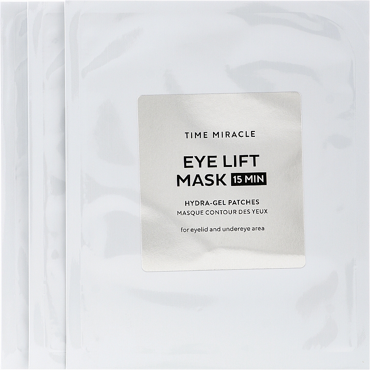 Маска навколо очей, 3 комплекти - Madara Cosmetics Time Miracle Eye Lift Mask 15min 3 Sets — фото N2