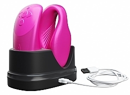 Вибратор для пар с дистанционным управлением, розовый - We-Vibe Chorus Cosmic Pink — фото N2