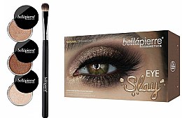 Духи, Парфюмерия, косметика Набор для макияжа глаз - Bellapierre Eye Slay Kit Natural