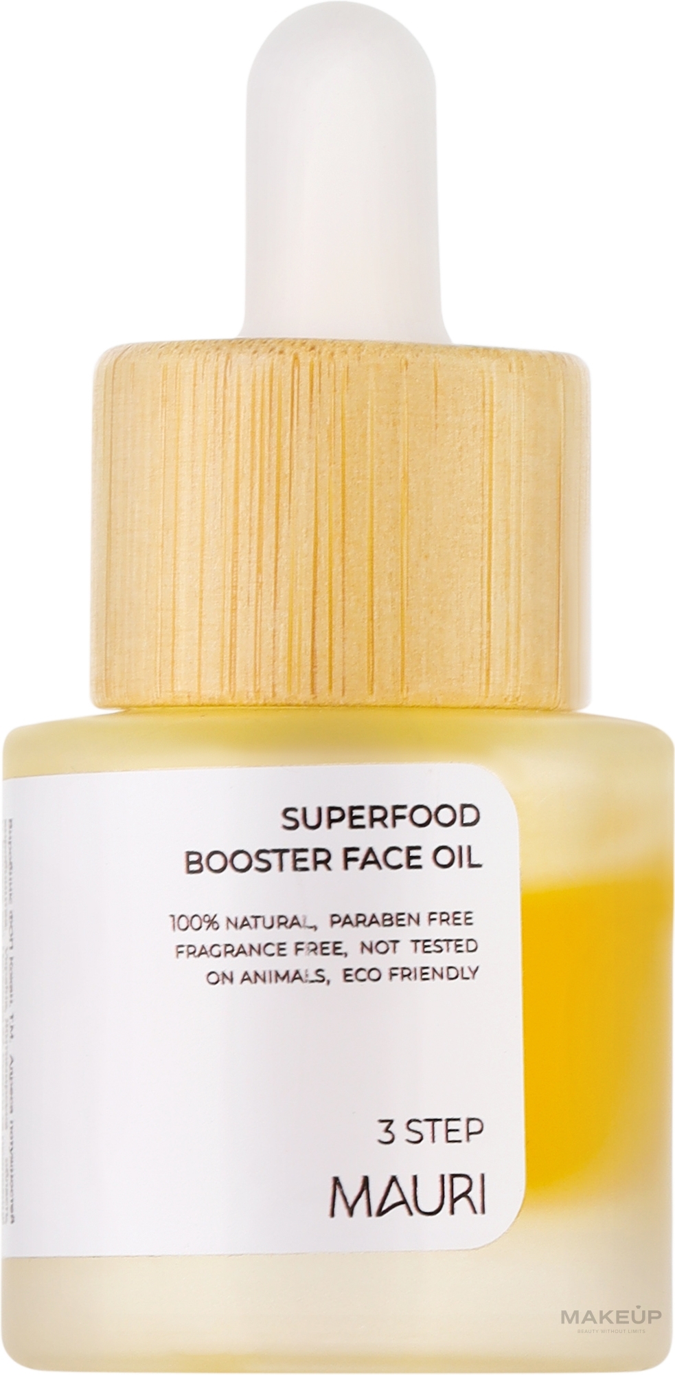 Бустер для інтенсивного зволоження шкіри обличчя - Mauri Superfood Booster Face Oil — фото 15ml