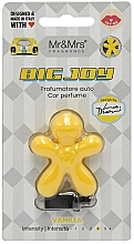 Автомобильный ароматизатор - Mr&Mrs Big Joy Vanilla Yellow Car Perfume — фото N1