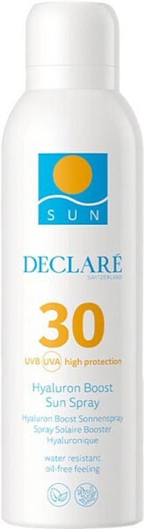 Солнцезащитный спрей для чувствительной кожи лица и тела - Declare Sun Hyaluron Boost Sun Spray SPF30 — фото N1