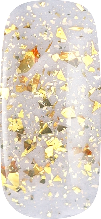 Топ для гель-лаку із золотою сухозліткою - Magic Girl Diamond Gold — фото N2