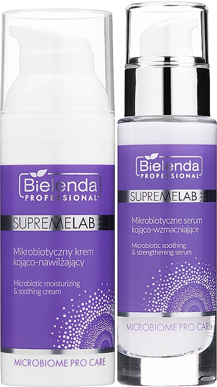 Набор - Bielenda Professional SupremeLab Microbiome Pro Care (cr/50ml + ser/30ml) — фото N2
