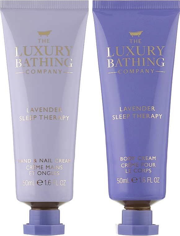 Набор - Grace Cole The Luxury Bathing Lavender Sleep Therapy Dreamy Duo (h/cr/50ml + b/cr/50ml) — фото N2