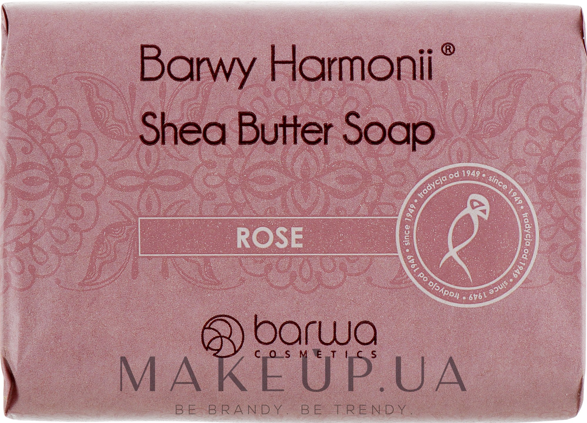 Мыло с экстрактом розы и маслом Ши - Barwa Barwy Harmonii Rose Shea Butter Soap — фото 190g