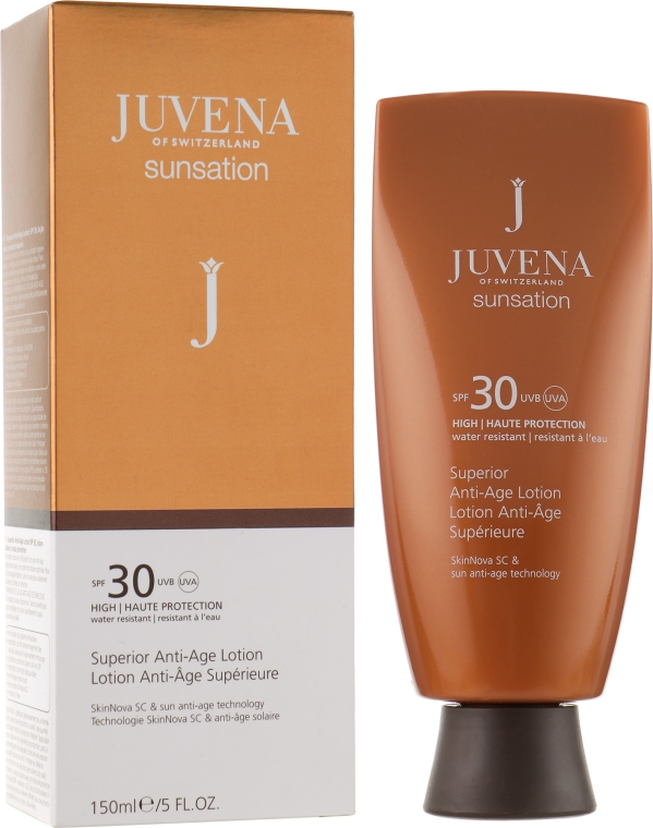 Антивіковий сонцезахисний лосьйон для обличчя SPF 30 - Juvena Sunsation Superior Anti-Age Lotion SPF 30 — фото N1