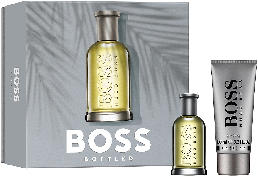 Hugo Boss Boss Bottled - Набор (edt/50ml + sh/gel/100ml) — фото N2