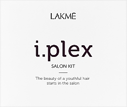 Парфумерія, косметика Салонний набір для відновлення волоссям - Lakme I.Plex Salon Kit (treatment/3x500ml + mask/3x10ml)