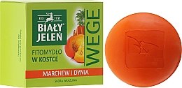 Парфумерія, косметика Мило "Морква і гарбуз" - Bialy Jelen Soap Carrot And Pumpkin