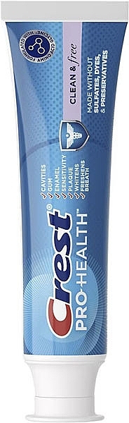 Зубна паста - Crest Pro-Health Clean & Free Toothpaste — фото N1