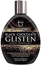 Крем для солярію з шоколадними бронзантами та шимером - Brown Sugar Black Chocolate Glisten Advanced 200X Black Bronzing Glotion — фото N1