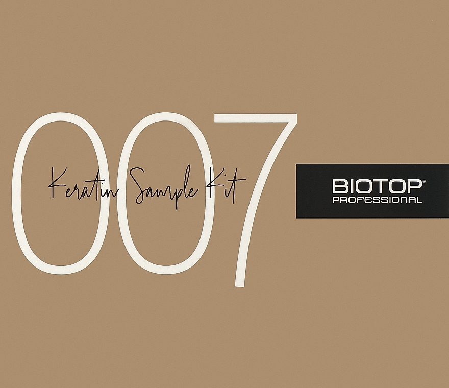 Набір - Biotop 007 Keratin Sample Kit (sh/20ml + h/mask/20ml + ser/10ml) — фото N1