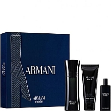 Парфумерія, косметика Giorgio Armani Armani Code - Набір (edt/75ml + edt/15ml + sh/gel/75ml)