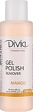 Жидкость для снятия гель-лака с экстрактом манго - Divia Gel Nail Remover — фото N1