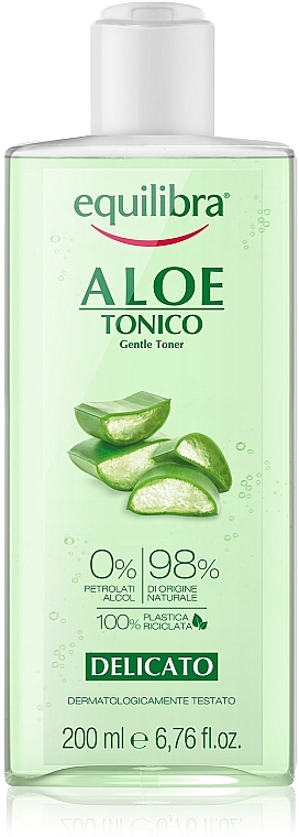 Увлажняющий тоник для лица с алоэ вера - Equilibra Aloe Line Tonic