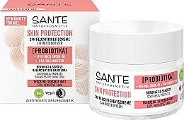 Біокрем для сухої та чутливої шкіри обличчя, з пробіотиками - Sante Skin Protect Cream — фото N1