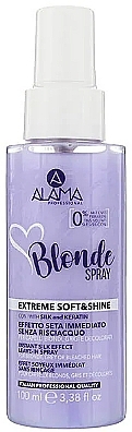 Спрей для фарбованого та світлого волосся - Alama No Yellow Blonde Spray — фото N1