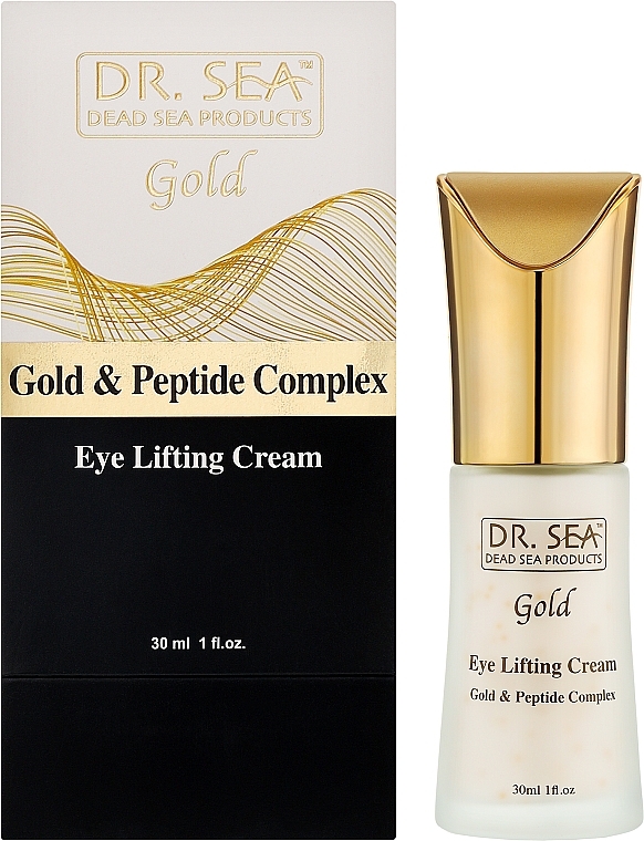 Лифтинг-крем для кожи вокруг глаз - Dr.Sea Gold & Peptide Complex Eye Lifting Cream — фото N2