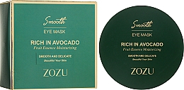 Гидрогелевые патчи для глаз с экстрактом авокадо и касторовым маслом - Zozu Rich In Avocado Eye Mask — фото N3