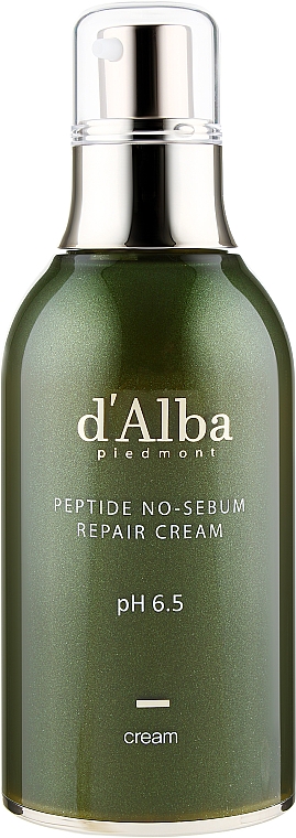 Балансирующий пептидный крем - D'Alba Peptide No-Sebum Repair Cream — фото N1