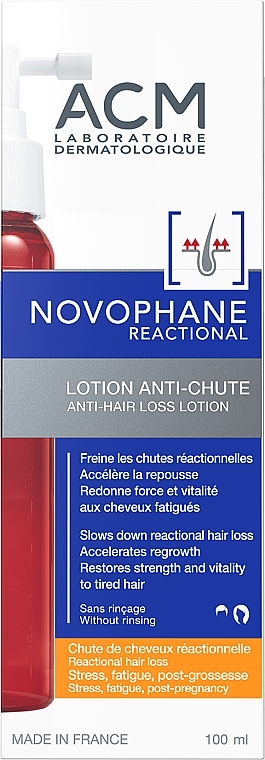 Лосьон против выпадения волос - ACM Laboratoires Novophane Reactional Lotion — фото N2
