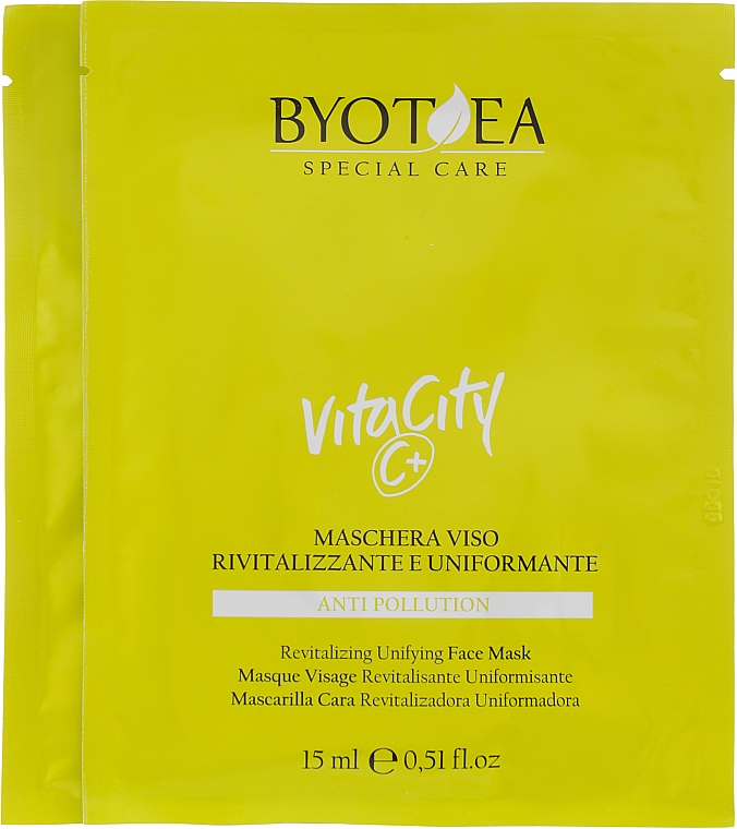 Набор для лица - Byothea Pure Energy VitaCity C+ (ser/30ml + mask/2x15ml + amp/2pcs) — фото N3