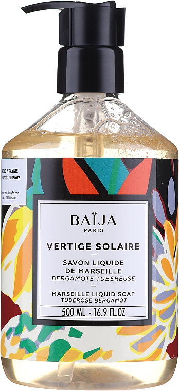 Жидкое марсельское мыло - Baija So Loucura Marseille Liquid Soap Tuberose Bergamot — фото N1