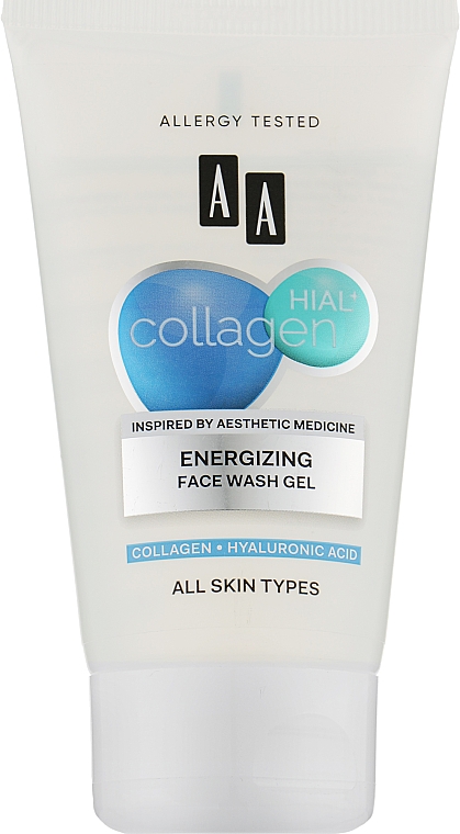 Энергетический гель для умывания лица - AA Collagen Hial+ Face Gell