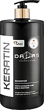 Парфумерія, косметика Шампунь з кератином та молочним протеїном, з помпою - Dalas Cosmetics Keratin Shampoo