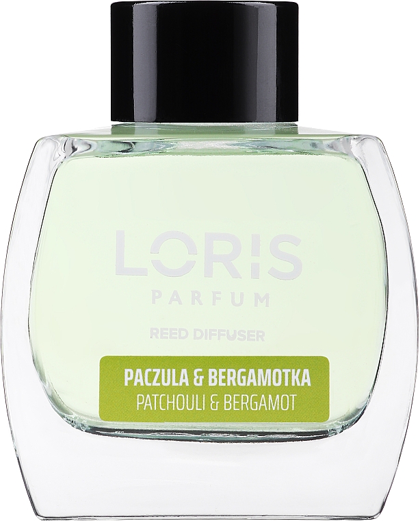 Аромадифузор "Пачулі й бергамот" - Loris Parfum Patchouli & Bergamot Reed Diffuser — фото N3