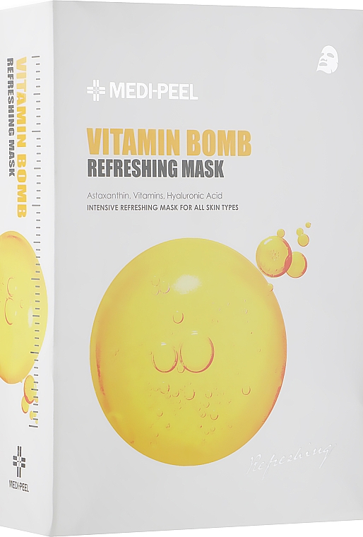 Тонизирующая тканевая маска - Medi Peel Vitamin Bomb Refreshing Mas — фото N3