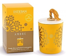 Esteban Ambre - Парфюмированная декоративная свеча — фото N1