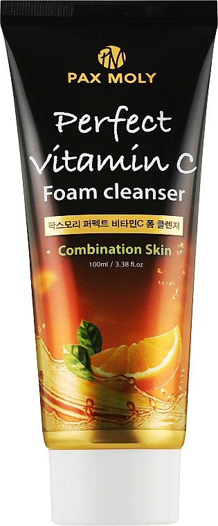Пінка для обличчя з вітаміном С - Pax Moly Perfect Vitamin C Foam Cleanser — фото N1