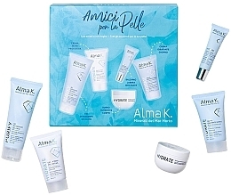 Набор - Alma K. Skin Besties (cleans/gel/75 ml + lip/balm/8 ml + body/butter/50 ml + f/cr/30 ml + h/cr/40 ml) — фото N3