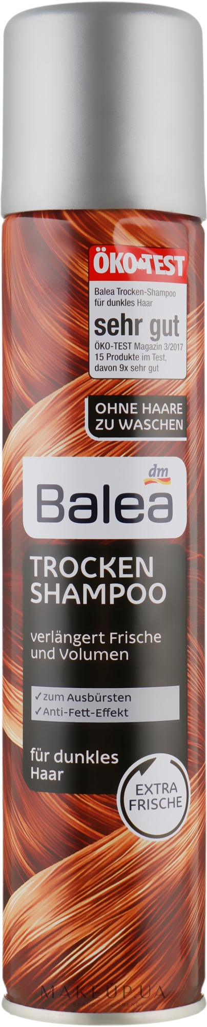 Сухой шампунь для темных волос - Balea Trockenshampoo Dunkles Haar — фото 200ml