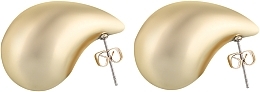 Парфумерія, косметика Сережки у формі "Золота Крапля", 17*31 мм - Frau Schein