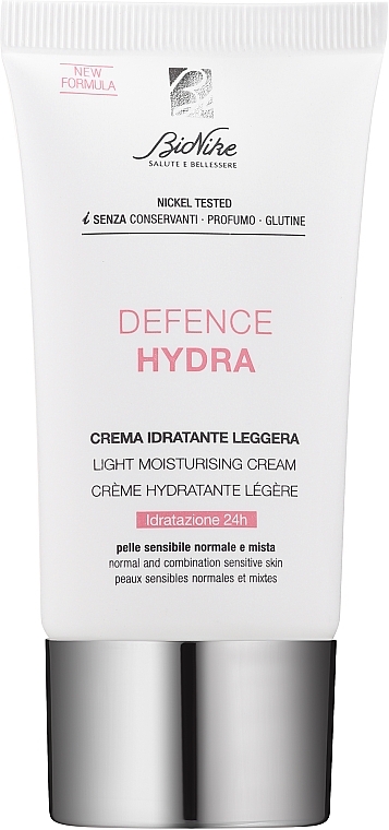 Легкий зволожувальний крем для обличчя - BioNike Defense Hydra Light Moisturizing Cream — фото N2
