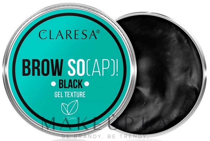 Мыло для укладки бровей - Claresa Brow So(ap)! — фото Black