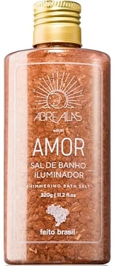 Сіль для ванни "Amor" - Feito Brasil Abre Alas Gold Bath Salt — фото N1