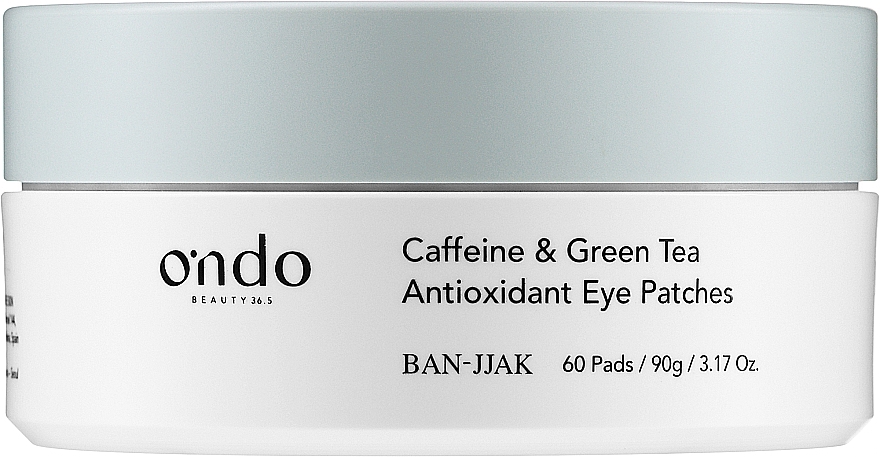 Антиоксидантные патчи для глаз с кофеином и зеленым чаем - Ondo Beauty 36.5 Caffeine & Green Tea Antioxidant Eye Patches — фото N1